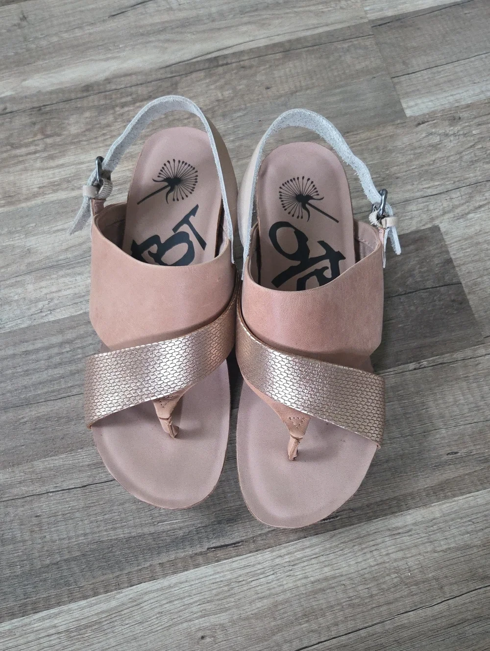 Women’s Rose Gold Cross-Strap OTBT 